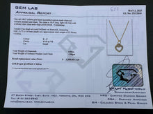 Load image into Gallery viewer, #677 - 14k Necklace & 18k Tiffany & Co Heart Pendant, 18”