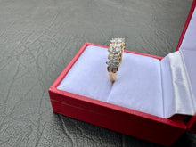 Load image into Gallery viewer, #686 - 10kt Yellow Gold, 1.00 Carat Diamond Cluster Band, Size 5