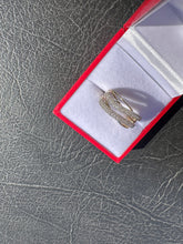 Load image into Gallery viewer, #590 - 10kt Yellow Gold 1/4 Carat Diamond Cluster Size 7