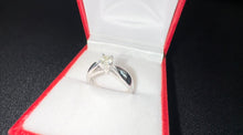 Load image into Gallery viewer, #447 - 1/5 Carat Natural Diamond. 14k White Gold Solitaire Engagement Ring, Size 5