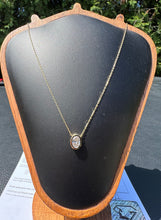 Load image into Gallery viewer, #890 - 1.15 Carat Oval Diamond Pendant / Chain Set 16-18”