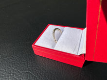 Load image into Gallery viewer, #753 - 1/4ct Natural Diamond, 14kt White Gold Band, Size 6 1/4