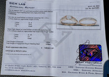 Load image into Gallery viewer, #633 - 1.02 Carat VS Diamond Wedding Set, Rose Gold Size 5