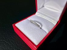 Load image into Gallery viewer, #754 - 14kt White Gold, .22 Carat Natural Diamond Band, Size 5 1/2