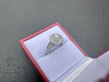 Load image into Gallery viewer, #598 - 14kt - White Gold .99ct Engagement Ring - Size 5