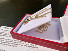 Load image into Gallery viewer, #715 - 10-18k 20” Chain & .57ct Emerald Pendant.