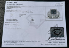 Load image into Gallery viewer, #659 - 1/4CT Blue Diamond Ring, Size 8, .925