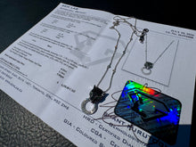 Load image into Gallery viewer, #855 - 14kt White Gold, EFFY Diamond Panther Necklace, 16-18”