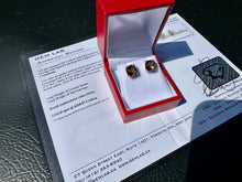 Load image into Gallery viewer, #802 - 14kt Yellow Gold, Smoky Quartz Earrings