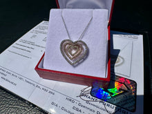 Load image into Gallery viewer, #854 - 10k White, Rose, Yellow Gold Diamond 3pc Pendant Chain 18”