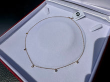 Load image into Gallery viewer, #798 - 14kt Yellow Gold, 16” Rolo Diamond Necklace - New