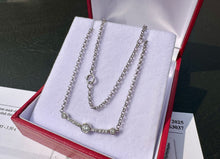 Load image into Gallery viewer, #645 - 10kt White Gold, 1/3ct Diamond Pendant / Necklace 20”