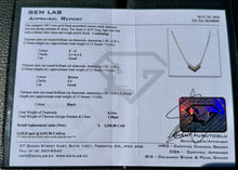 Load image into Gallery viewer, #835 - 10k Rose Gold, Brown & Black Diamond Chevron Necklace 16-18”