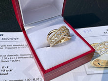 Load image into Gallery viewer, #637 - 14kt Yellow Gold, EFFY 1/2 Carat Diamond Ring, Size 5