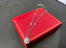Load image into Gallery viewer, #617 - 14kt White Gold, Diamond Pendant / Necklace 18”