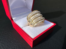 Load image into Gallery viewer, #738 - 1.47 Carat Diamond EFFY Band, 14kt Yellow Gold, Size 7
