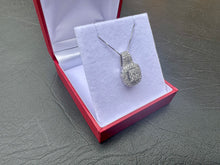 Load image into Gallery viewer, #596 - 1.00 Carat Diamond Pendant, 10k White Gold. 18” Length