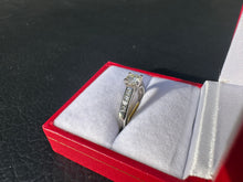 Load image into Gallery viewer, #459 - 10k White Gold, VS Natural Diamond Engagement Ring, Size 6 1/2