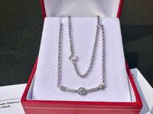 Load image into Gallery viewer, #645 - 10kt White Gold, 1/3ct Diamond Pendant / Necklace 20”