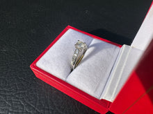 Load image into Gallery viewer, #459 - 10k White Gold, VS Natural Diamond Engagement Ring, Size 6 1/2