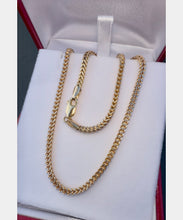 Load image into Gallery viewer, #568 - 10k Yellow Gold, 24” Diamond Cut Franco Chain