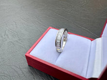 Load image into Gallery viewer, #615 - 14kt White Gold, 1.00ct Diamond Baguette Band, Size 5