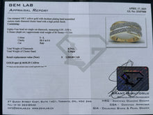 Load image into Gallery viewer, #590 - 10kt Yellow Gold 1/4 Carat Diamond Cluster Size 7