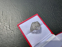 Load image into Gallery viewer, #712 - 10kt Yellow Gold, 1.00CT Diamond Cluster Ring, Size 7