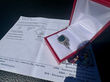 Load image into Gallery viewer, #865 - .925 Sterling Silver, Blue Diamond Ring, Size 8