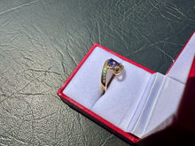 Load image into Gallery viewer, #631 - 14kt Yellow Gold, Effy, Tanzanite & Diamond Ring. Size 7