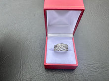 Load image into Gallery viewer, #584 - 14kt White Gold .68 Carat Custom Diamond Band, Size 7