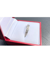 Load image into Gallery viewer, #391 - 14kt White Gold, .28ct Natural Diamond Band, Size 6