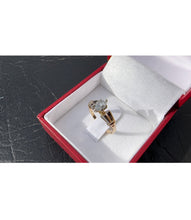Load image into Gallery viewer, #456 - 14k Yellow Gold, 1/3 Carat Natural Marquis Diamond Ring, Size 4 1/2