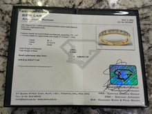 Load image into Gallery viewer, # 483 - 14kt Yellow Gold, 1.00 Carat Channel Set Diamond Band. Size 7 3/4