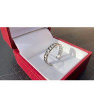 Load image into Gallery viewer, #461 - 18k White Gold, .70ct Natural Diamond Band, Size 5 1/2