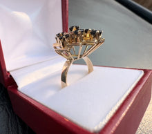 Load image into Gallery viewer, #393 - Custom Vintage 2.88ct Natural Sapphire Dinner Ring, Size 7 1/2