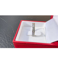 Load image into Gallery viewer, #461 - 18k White Gold, .70ct Natural Diamond Band, Size 5 1/2