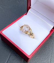Load image into Gallery viewer, #118 - Solitaire Pear Morganite Ring, Size 6