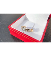 Load image into Gallery viewer, #456 - 14k Yellow Gold, 1/3 Carat Natural Marquis Diamond Ring, Size 4 1/2