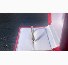 Load image into Gallery viewer, # 495 - Yellow Gold, .58 Carat Diamond Band, Size 7