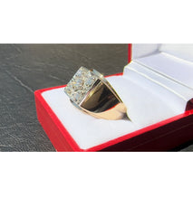 Load image into Gallery viewer, #503 - VVS Diamond, 14k Gold, Custom Made Diamond Ring, Size 8