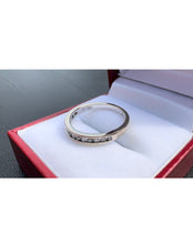 Load image into Gallery viewer, #391 - 14kt White Gold, .28ct Natural Diamond Band, Size 6