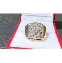 Load image into Gallery viewer, #503 - VVS Diamond, 14k Gold, Custom Made Diamond Ring, Size 8