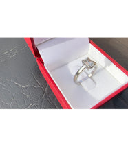 Load image into Gallery viewer, #460 - 14k White Gold, Emerald Cut VVS1 Diamond Engagement Ring, Size 5 1/2
