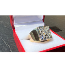 Load image into Gallery viewer, #503 - VVS Diamond, 14k Gold, Custom Made Diamond Ring, Size 8