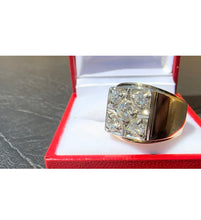 Load image into Gallery viewer, #503 - VVS Diamond, 14k Gold, Custom Made Diamond Ring, Size 8