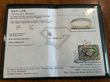 Load image into Gallery viewer, # 495 - Yellow Gold, .58 Carat Diamond Band, Size 7