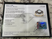 Load image into Gallery viewer, #505 - 10k Yellow Gold, Amethyst & Firey Opal Ring, Size 6 1/2