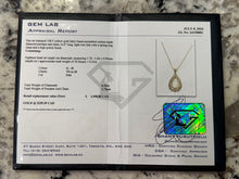 Load image into Gallery viewer, #523 - 14kt Yellow Gold, 16” Rolo Chain & 1/4ct Vintage Pendant
