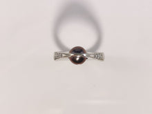 Load image into Gallery viewer, #072 - Akoya Cultured Pearl & Diamond Ring, Size 6